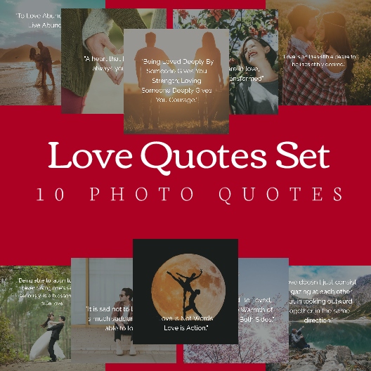 Love Quotes Set
