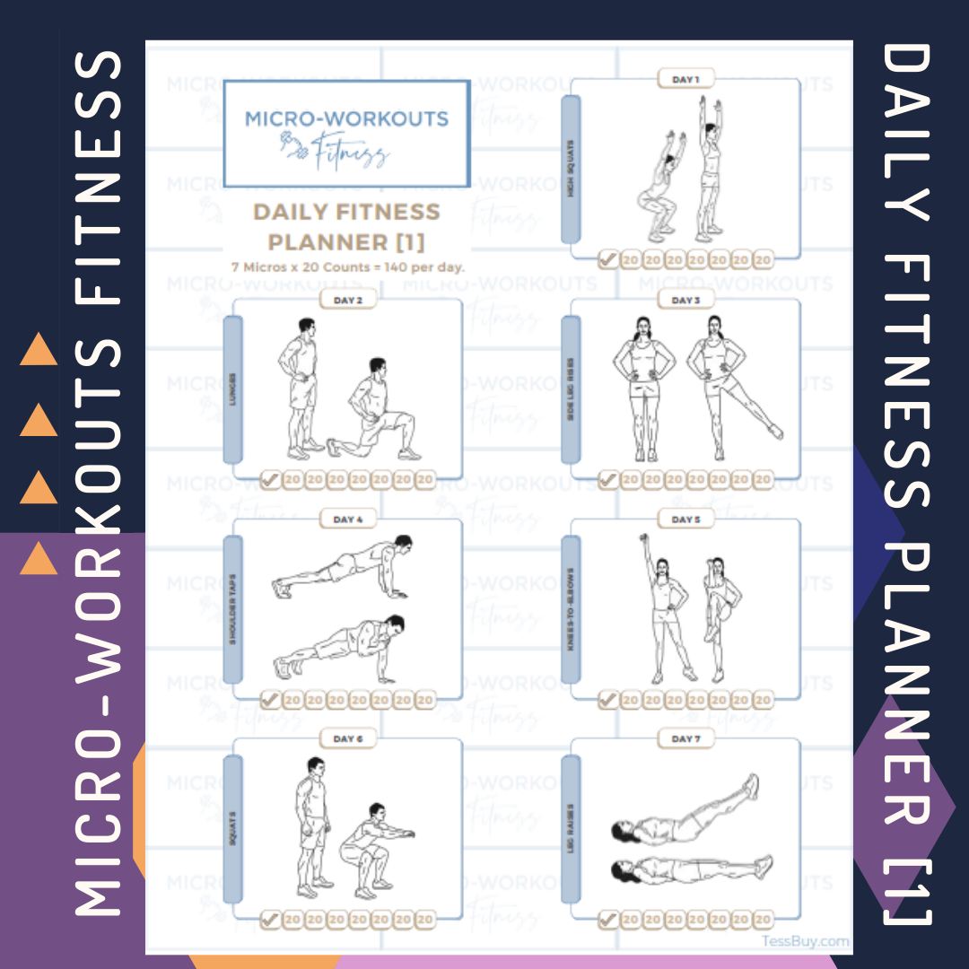Micro-Workouts Fitness ~ Daily Fitness Planner [1]
