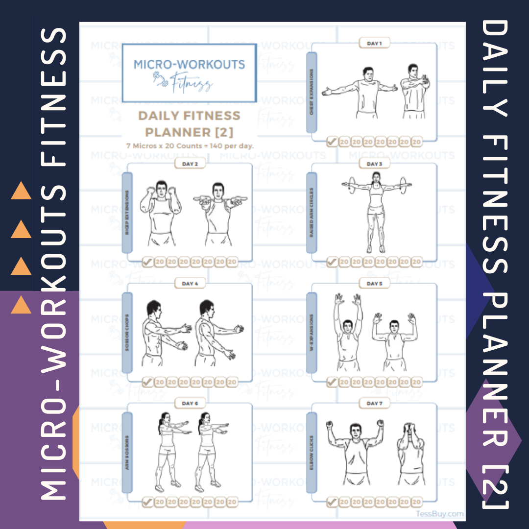 Micro-Workouts Fitness ~ Daily Fitness Planner [2]