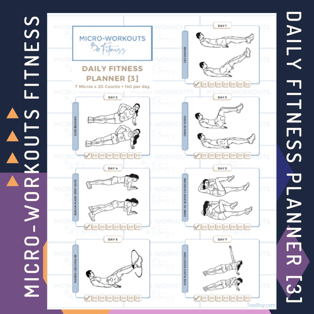 Micro-Workouts Fitness ~ Daily Fitness Planner [3]